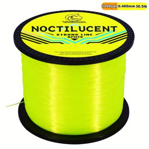 TEMU 고품질 초강력 나일론 낚시줄 1005M-1099YDS 단일 나일론 소재 플루오로카본 코팅 엉킴 방지 저신축성 고감도 야광 기능, 부활절·발렌타인데이·아버지의 날 선물 추천, 담수 및 해수어낚시에 적합한 아웃도어 낚시용품