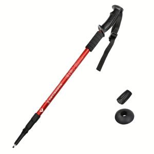 TEMU 1개 조절 가능 & 잠금 기능 트레킹 폴 - 헤비듀티 알루미늄 합금 접이식 스틱, 미끄럼 방지 핸들, 잠금 장치 포함, 하이킹, 등산, 스키, 스노우슈잉용 - 호환 가능