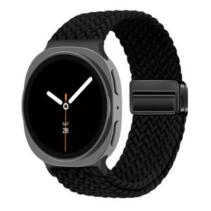 TEMU 삼성 8/8 클래식 40mm 44mm 밴드 여성/남성용, 간격 없는 스트레치 통기성 탄성 나일론 팔찌, 삼성 워치 8 클래식/8 스마트워치 액세서리용