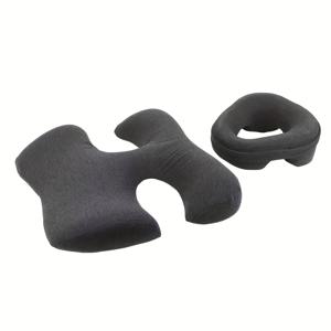 TEMU 고탄성 메모리폼 인체공학형 미용실 가슴 받침대, T자형 베개 - 수면 및 목·척추 마사지 쿠션