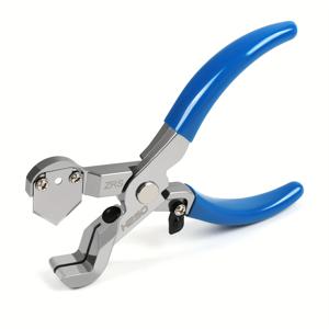 TEMU 헤소 7658 ZRS 헤비듀티 알루미늄 에어 커터 플라이어 - 2~20mm 직경용 10인치 수동 파이프 커터, 인체공학적 블루 핸들, 배터리 불필요, 배관 및 HVAC 정밀 절단 도구, 에어 커터 플라이어, 슬림 메탈릭 마감, 견고한 구조