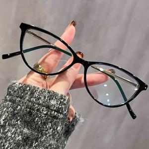 TEMU 여성용 고양이 모양 초경량 안경테