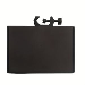 TEMU 안티롤 디자인의 헤비듀티 마이크 스탠드 트레이 - 4.5파운드(2kg) 최대 지지력, 튼튼한 ABS 구조, 기타 기어, 카메라, 프로젝터용 - 홈 스튜디오, 라이브 공연, 팟캐스트, 비디오 제작용 - 전문가용 녹음 및 사진 액세서리, 컴팩트 정리함, 내구성 있는 구조, 다목적 홀더, 콘텐츠 크리에이터를 위한 마이크 스탠드