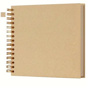 TEMU 8x8인치 DIY 스크랩북 앨범 - 결혼식, 기념일 및 가족 사진을 위한 40페이지/20장 하드커버 크래프트 종이 메모리 북, 화이트/블랙/로터스 핑크, 추억 정리 및 전시용 완벽한 스크랩북 용품, 웨딩 포토 앨범, 우아한 커버 디자인, 내구성 있는 제본