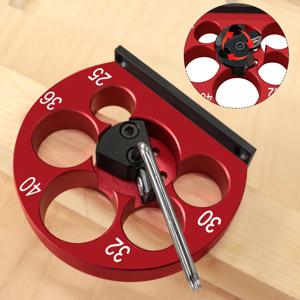 TEMU 8-20mm/25-40mm 조절식 다웰 제조 지그 키트 (카바이드 블레이드 포함) - 목공 전동 드릴 밀링 다웰 원형 로드 보조 도구, 알루미늄 합금, 단품 포장, 목공 프로젝트용 정밀 절단, 목공 도구