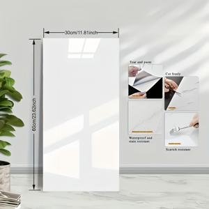 TEMU 12개 우아한 3D 대리석 스티커 벽 타일 - 방수 비닐, 설치 용이, 화이트 & 그레이 마블 패턴, 홈 데코, 주방 백스플래시, 욕실 등에 완벽, 현대적인 벽 장식 | 방수 비닐 타일, 욕실 장식