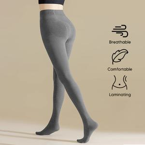 TEMU 여성용 보온 레깅스 수직 줄무늬 타이츠, 숯빛에서 미스트 그레이 그라데이션 작업 바지, 두꺼운 사무실 호스 10-25°C(50-77°F) 하루 종일 편안함, 편안한 핏, 측면 디자인, 내구성 있는 원단