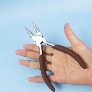 TEMU 5.9인치 탄소강 주얼리 플라이어 - 3-10mm 반지용 라운드 & 니들 노즈, DIY 와이어 루프 및 베일 제작, 인체공학적 핸들, 내구성 있는 금속 구조의 전문 공예 도구, 슬림 메탈릭 마감, 견고한 제작