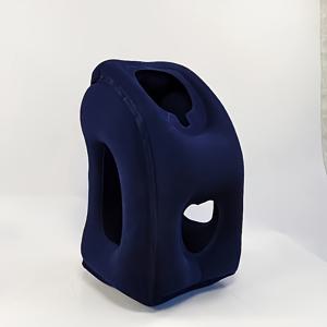 TEMU 목과 머리 지지대가 있는 인플레이터블 여행용 베개 - 빠른 팽창 밸브, 경량 휴대용 에르고노믹 쿠션, 비행기, 자동차, 기차, 낮잠 목 및 머리 지지대에 적합 - 보관 및 청소가 용이한 목베개 여행용 목베개, 인플레이터블 베개, 빠른 팽창 베개, 목과 머리 지지대