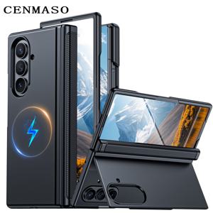 TEMU 휴대폰 케이스 - 삼성 Z Fold 7용 보호 케이스입니다. 스탠드 기능이 있으며, 무선 충전을 지원하고, 복도 체인 보호를 위한 내장형 9H 스크린 보호 필름이 포함되어 있습니다. 또한 초박형 충격 방지 디자인을 갖추고 있습니다.