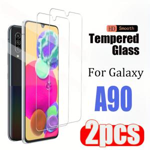 TEMU 2개 세트, 삼성 for Galaxy A90 5G용 강화유리 보호필름 - 고품질 스크린프로텍터, 무반사 , impact-resistant layer, 완벽핏