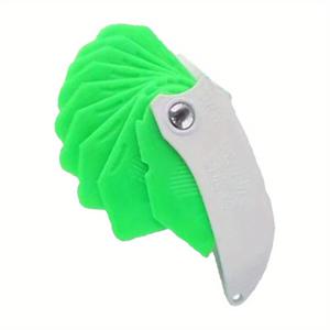 TEMU 9-in-1 실루엣 도구 세트 - 업그레이드된 ABS 커팅 건, 그린 블레이드, 인체공학적 핸들 및 내구성 있는 구조, 홈 리노베이션 & DIY 프로젝트용, 정밀 절단, 밀봉 및 접착용 교체 가능한 9개의 블레이드 포함, 슬림 디자인, 견고한 구조, 실루엣 건, 실루엣 도구