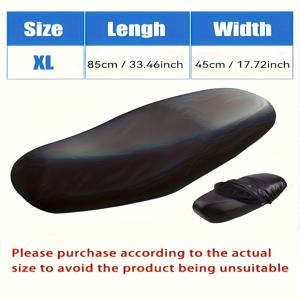 TEMU & 시트 커버 - 헤비듀티 PU 가죽, 방진 & 자외선 차단, 미끄럼 방지 표면 디자인, , 스쿠터, 자전거 호환 - 쉬운 설치, 스크래치 방지, 시트 쿠션 - 대부분의 차량에 적합 - 모던 블랙/다양한 색상 - 장거리 주행 및 보관에 이상적 - 시트 업그레이드, 모토 시트,모터사이클 시트 커버,모토 시트 커버