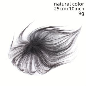 TEMU 자연스러운 볼륨과 밀도를 위한 탑퍼 헤어피스 - 헤어 시스템, 보이지 않는 프론탈, 탈모/백인 헤어용, 클립온/레이스 방식 (모든 연한 베이지 톤에 적합) - 탈모 솔루션