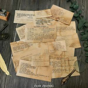 TEMU 16장 빈티지 타자기 영어 챕터 쿠킹 저널 - 손수 제작 커피 염색 종이, 레트로 스크랩북 용품 DIY 공예, 미학 장식 공예 키트 타자기 디자인, 스크랩북 필수품|빈티지 타자기 디자인|내구성 종이 재질, 스크랩북 용품