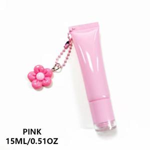 TEMU 1개 15ml 리필 가능 립글로스 튜브 ( 캡 포함) - 립스틱 사용을 위한 스타일리시한 스퀴즈 튜브, 여행 필수품, 휴대용 및 재사용 가능한 플라스틱 소프트 튜브 (립스틱 리필용), 립스틱 리필 가능 튜브