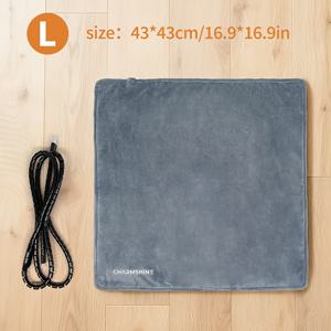 TEMU 강아지, 고양이를 위한 USB 전원 편안한 애완 동물 매트, 따뜻하고 포근한 침대, 튼튼하고 세탁기 사용 가능, 실내/실외 사용에 적합, 가정 및 차량용 다용도 담요