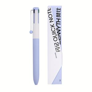 TEMU 1개 4색 젤 펜 - 검정, 빨강, 파랑, 초록 - 0.5mm 속건성 필기펜, 인체공학적 그립, 중간 팁, 내구성 좋은 플라스틱 구조, 사무실, 학교, 가정용 - 필기, 드로잉 및 미술 프로젝트, 학용품에 적합, 귀여운 볼펜, 지워지는 볼펜, 볼펜, 필기도구, 공부용품, 필기구