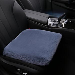 TEMU 1개 자동차 시트 쿠션, 겨울용 숏파일 인조퍼, 앞좌석용, 대부분의 차량 모델에 적합, 편안한 운전 및 탑승 제공, 세척이 쉬움, 차주 필수 아이템