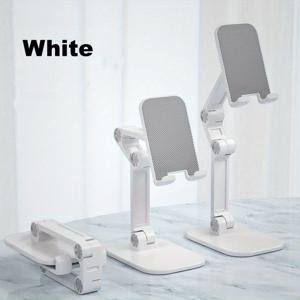 TEMU 인체공학적 디자인의 높이 및 각도 조절이 가능한 접이식 휴대폰 스탠드 - 튼튼한 ABS 소재, 휴대용 여행용 스탠드 (책상/가정/사무실용), 4.7