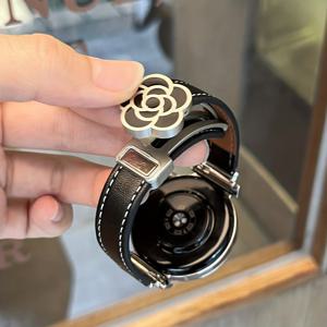 TEMU 삼성/갤럭시/가민/화웨이/샤오미/아마즈핏 스마트워치 호환, 접이식 버클, 합성 스트랩, 퀵 릴리스 손목 밴드, 여성 및 남성용, 스마트워치 호환 (18mm, 20mm, 22mm)