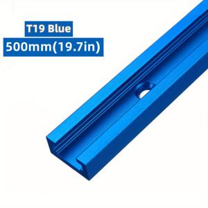 TEMU 목공용 알루미늄 합금 T-트랙 - 19x9.5mm 미터 슬라이드 지그 & 나사 고정장치 포함, 테이블 톱 & 라우터 테이블 DIY 프로젝트에 완벽, 목공용 T 트랙 레일, 도구
