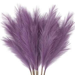 TEMU 장식용 팜파스 초원 장식용 꽃 8송이 - 높이 29.5인치, 팜파스 모양의 시뮬레이션 식물, 관리가 쉽고 화려한 인공 식물 - 거실 장식, 화병 채우기, 테이블 장식, 홈 웨딩 장식에 적합!