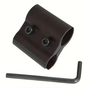 TEMU 메탈 더블 클램프 퀵 리리스 고정 파이프 클램프 브래킷, 매트 핏, 육각 렌치 포함, 플래시 라이트 브래킷용, 비전기 사용