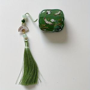 TEMU 전통적인 스타일의 이어폰 케이스, 가는새 디자인으로, for Airpods 1/2/3/4/Pro/Pro2 이어폰 커버에 적합합니다.