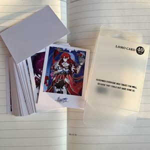 TEMU 40개 혼카이: 3인치 LOMO 인사말 카드 컬러풀 종이 카드 - 백면 흰색 - 메시지 북마크로 사용 가능 1박스 세트 애니메이션, 전투, 수집품, 소년소녀 창의적 선물에 완벽함 - 애니메이션 및 게임 애호가 보상 선물