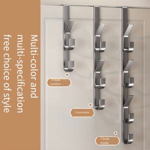 TEMU 3개 세트 크기 총 15개의 현대적인 금속 문 걸이 세트 - 간단한 설치, 페인트 마감, 다목적 문 걸이, 강력한 금속 걸이, 침실, 기숙사, 캐비닛, 옷장, 보관 - 공간 절약형 캐주얼 디자인, 가방, 모자, 옷, 휴대용 옷장에 쉽게 설치 가능한 문 걸이
