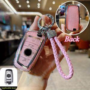 TEMU 4개의 버튼이 있는 TPU 자동차 키 케이스 커버, for BMW 모델 1, 3, 4, 5, 6, 7 시리즈, X1, X3, X4, M5, M6 및 GT3, GT5 액세서리와 호환됩니다.