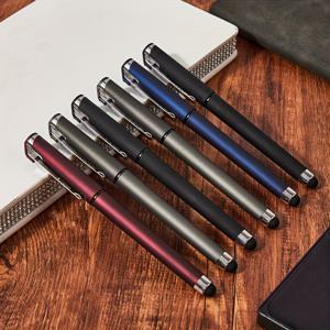 TEMU 6pcs 에르고노믹 젤 잉크 펜, 0.7mm, 중간 포인트, 블랙 매트 피니시, 클립이 있는 에르고노믹 사무실 서명 펜, 플라스틱 바디, 에르고노믹 쓰기 도구 | 세련된 펜 디자인 | 부드러운 쓰기 경험, 사무용품