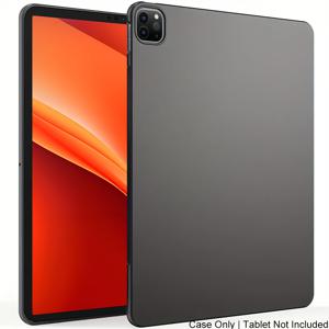 TEMU 아이패드 에어 13 2025 M3 13.0인치용 울트라 씬 소프트 태블릿 케이스 매트 블랙 보호 커버 솔리드 컬러 비즈니스 스타일 지문 방지, 기름방지 완벽한 낙하 방지 벌집 열 분산