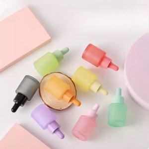 TEMU 8개 (20ml/30ml) 투명 유리 에센셜 오일 디스펜서 병, 컬러 코드 캡 포함 - 파스텔 & 멀티 컬러 옵션 (핑크, 그린, 옐로우, 블랙, 블루, 퍼플, 화이트, 클리어) - 마사지 오일, 스킨케어용 내구성 있는 유리 병, 블랙 뚜껑 - 손세척 전용, 무향 디자인, 휴대용 & 누수 방지 - 화장품 디스펜서에 이상적