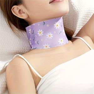 TEMU 1개 목 마스크 젤 벨트 - 재사용 가능, 세탁 가능, 저자극 디자인으로 영양 및 보습에 이상적, DIY 루틴에 완벽한 목 도구|인체공학적 목 패드|내구성 있는 소재