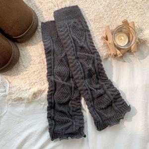 TEMU 1쌍 오버더니 양말 - 두꺼운 겨울용 보온, 베이지 & 화이트 (브라운-카키) 테이퍼드 레그, 손세탁 전용, 요가 팬츠, 스커트 & 드레스용 사계절 오버사이즈 양말 - 내구성 있는|요가복