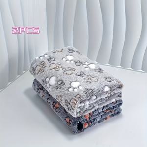 TEMU 2개 세트 고급 플란넬 펫 담요, 소파, 침실, 소파 옆, 차량 뒷좌석 & 사무실용, 할로윈, 추수감사절, 크리스마스 & 동물 애호가를 위한 이상적인 선물, 장식용 커버, 차량 액세서리, 패션 베개, 편안한 니트, 고품질 직물, 다기능 커버, 강아지 담요, 펫 오너, 소파 덮개,동물 프린트 담요,편안한 직물, 니트 소재,펫 던지기 담요,휴일 쇼핑객