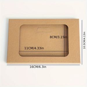 TEMU 선물 봉투 상자, 크래프트 종이 슬리브, 파티 선물 용품, 할로윈, 크리스마스 이브, 추수감사절 카드 & 엽서 커버, 포장, 사진 포장 상자