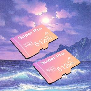 TEMU 2-팩 고속 TF SD 카드 - 다양한 용량(512MB/256MB/128MB/64MB) - 스마트폰, 태블릿, 카메라, PC, 카 오디오 및 게임 콘솔과의 다재다능한 호환성 - 향상된 저장 용량 및 성능|태블릿PC