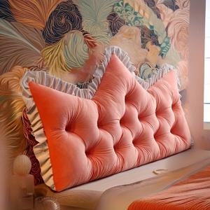 TEMU 1개 초대형 침대 등받이 베개 - 우아한 왕관 모양 쿠션, 고급스러운 화이트 패브릭, 튼튼한 섬유 충전재 & 테이퍼드 베이스, 소파, 침대, 거실용 - 사계절 홈 데코, 손세탁 가능, 스타일 침대 옆 베개, 화이트 & 블랙 톤, 침실 또는 거실에 완벽, 할로윈/크리스마스 선물로 이상적, 내구성 있고 편안한 등받이 지지대