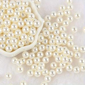 TEMU 1000개, 8mm/0.31인치 비즈 화병 필러 비즈 화병 센터피스 브러시 홀더용 다양한 라운드 인조 비즈 홈 크리스마스 웨딩 발렌타인데이 테이블 데코 구멍 없는 화이트 화병 필러