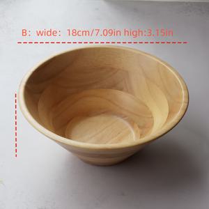 TEMU 이 수제 나무 볼은 집을 꾸미는 데 도움이되고, 믹싱, 샐러드, 수프, 과일 스낵에 적합합니다.