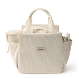 TEMU 골판지 보온 도시락 가방, 대용량 재사용 폴리에스터 토트백 (손잡이 및 지퍼 포함), 다기능 내구성 벤토 박스 캐리어, 플로럴 패턴, 중립 스타일, 무테두리 도장 - 피크닉 & 홈 데코에 이상적, 비식품 접촉, 학교용|토트백