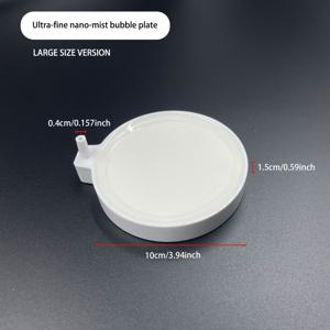 TEMU 나노 에어 스톤 산소 버블 디퓨저, 분무 버블 디스크, 수족관 버블러 스톤 에어레이터 스톤 키트, 고밀도 어항 에어스톤 작은 거품 생성, 30~70갤런 탱크용