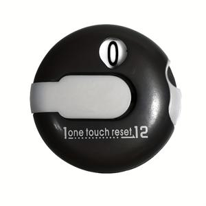 TEMU HUAEN 미니 골프 스코어 카운터, 원터치 리셋, ABS 소재, 무충전, 쉬운 글러브 부착, 휴대용 스트로크 트래커, 골퍼용 스트로크 추적 | 기능적 디자인 | 가벼운 카운터, 골프, HUAEN