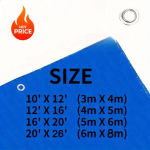 TEMU 헤비 듀티 두꺼운 원단 타포린 - UV 저항, 찢김 방지, 밀봉 링 & 강화된 가장자리, 다용도 야외 보호, 캠핑, 보트, 자동차 등에 적합, 캠핑 장비, 내구성 있는 소재, 견고한 구조