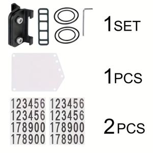 TEMU 1세트 자전거 레이싱 번호판 및 마운트, 레이스 넘버 플레이트 홀더