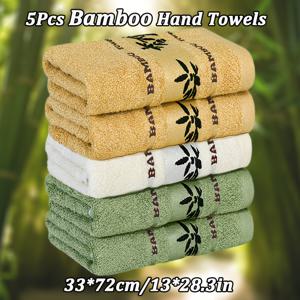 TEMU 5pcs 바마부 핸드 타월 세트, 33*72cm/13*28.3in, 420GSM 욕실 타월, 옵션, 좋은 물 흡수, 부드럽고 편안한 욕실 타월, 욕실 샤워, 피트니스, 호텔, 사우나, 세탁용 타월에 적합합니다.|샤워타올