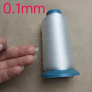 TEMU 0.1MM / 0.2MM 투명 나일론 낚싯줄 - 주얼리 비즈, 재봉, 퀼팅, 드레스, 스팽글, 비즈, 낚싯줄, 연에 사용